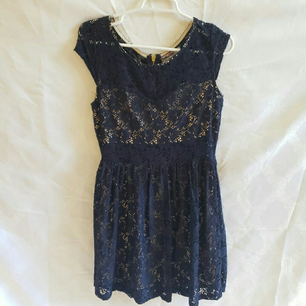 Blue Lace Dress !